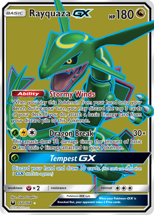 Rayquaza GX (Full Art) [SM - Celestial Storm] 