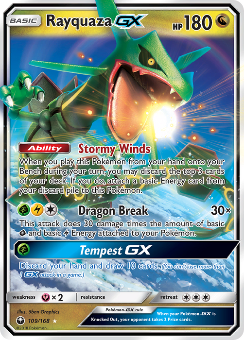 Rayquaza GX [SM - Celestial Storm] 