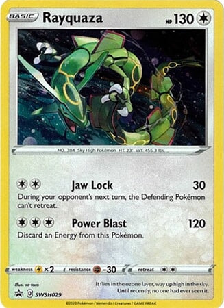 Rayquaza (SWSH029) [Sword & Shield: Black Star Promos] 