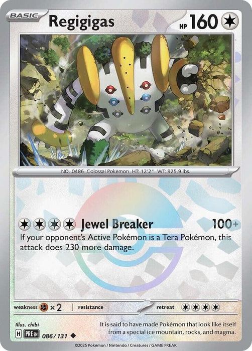 Regigigas (086/131) (Poke Ball Pattern) [Scarlet & Violet: Prismatic Evolutions] 