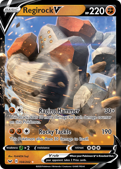 Regirock V [SWSH01: Sword & Shield Base Set] 