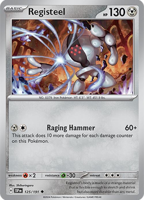 Registeel (125/191) [Scarlet & Violet: Surging Sparks] 