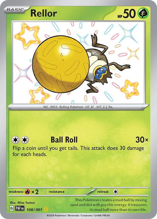 Rellor (108/091) [Scarlet & Violet: Paldean Fates] 