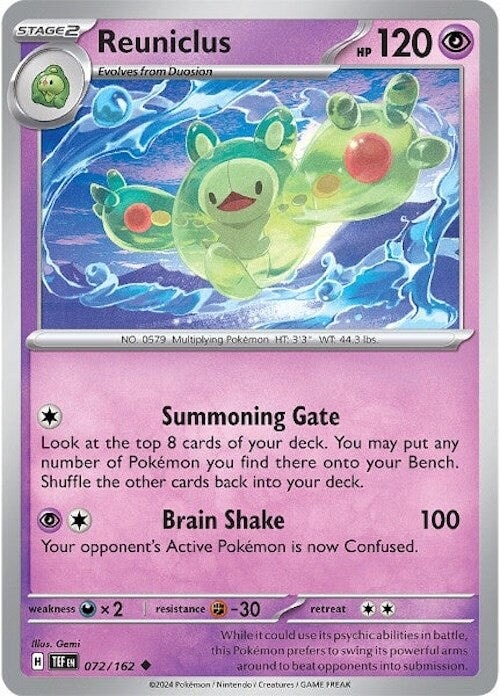 Reuniclus (072/162) [Scarlet & Violet: Temporal Forces] 