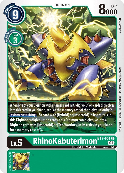Rhinokabuterimon (BT7-051 U) 