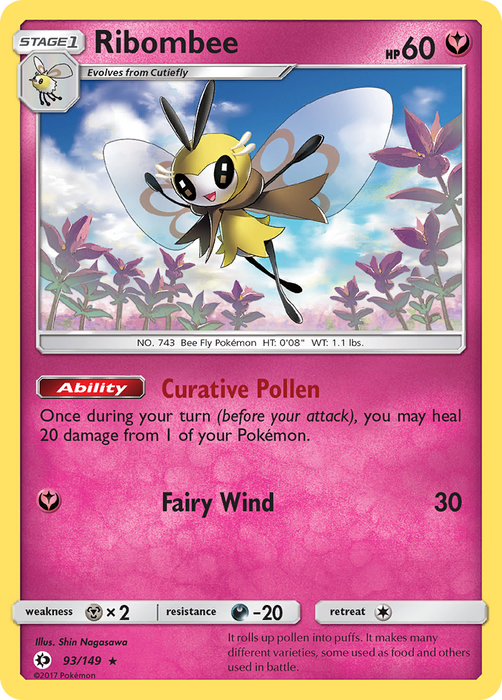 Ribombee [SM Base Set] 