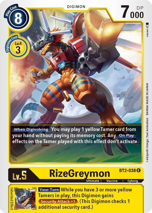 RizeGreymon (BT2-038 R) 