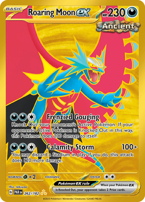 Roaring Moon ex (262/182) [Scarlet & Violet: Paradox Rift] 