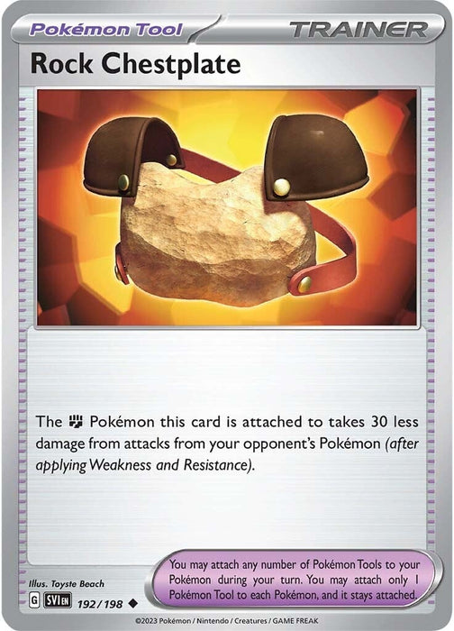 Rock Chestplate (192/198) [Scarlet & Violet: Base Set] 