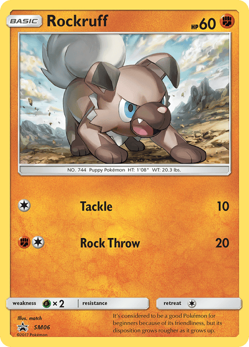 Rockruff (SM06) [Sun & Moon: Black Star Promos] 