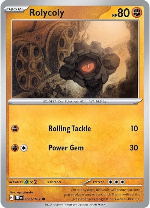 Rolycoly (093/162) [Scarlet & Violet: Temporal Forces] 