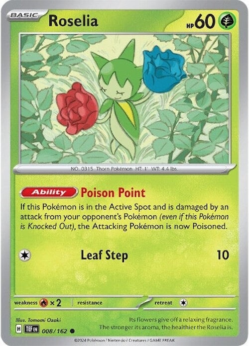 Roselia (008/162) [Scarlet & Violet: Temporal Forces] 
