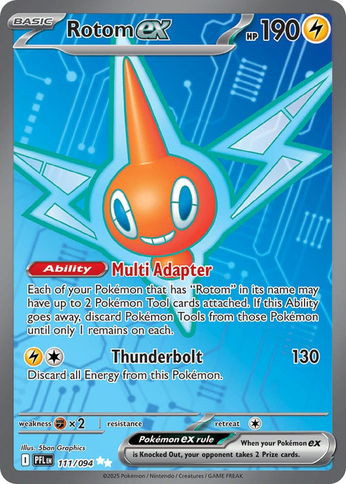 Rotom ex (111/094) [Mega Evolution: Phantasmal Flames] 
