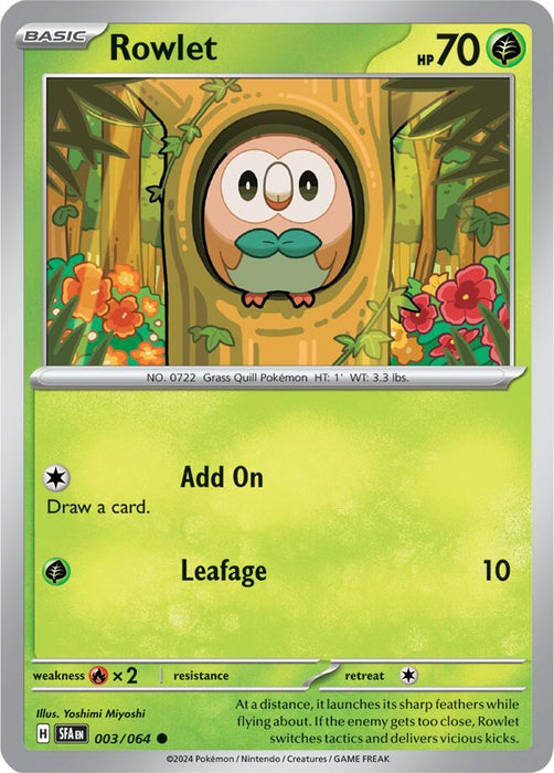 Rowlet (003/064) [Scarlet & Violet: Shrouded Fable] 