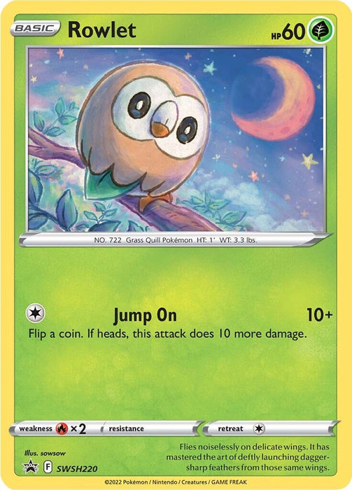 Rowlet (SWSH220) [Sword & Shield: Black Star Promos] 