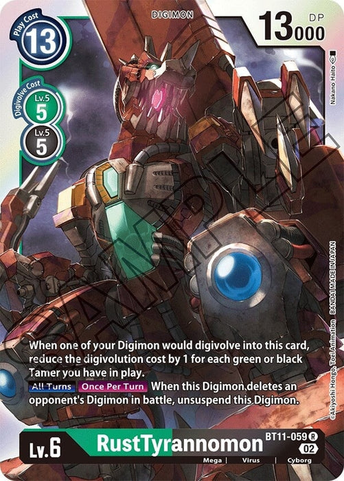 RustTyrannomon (BT11-059 R) 