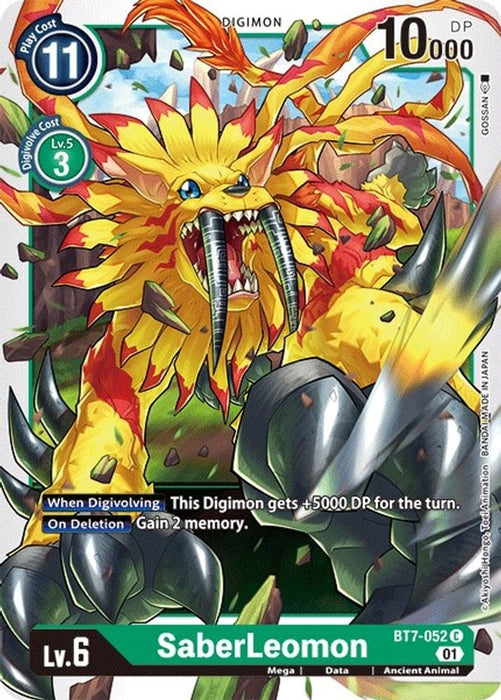 SaberLeomon (#BT7-052 C) (Next Adventure) Near Mint 