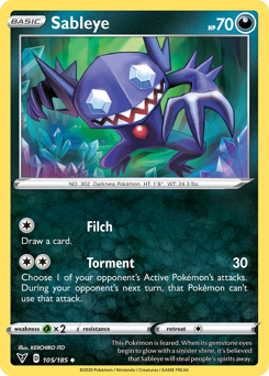 Sableye [SWSH04: Vivid Voltage] 