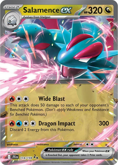 Salamence ex (114/159) [Scarlet & Violet: Journey Together] 