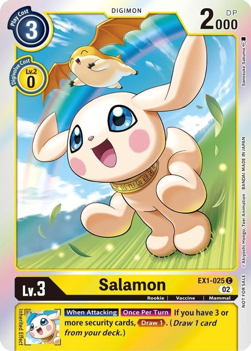Salamon (Official Tournament Pack Vol. 7) (#EX1-025 C) (Classic Collection) Near Mint Foil 