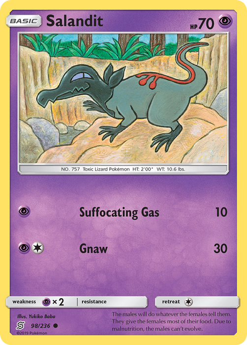 Salandit (98/236) [Sun & Moon: Unified Minds] 