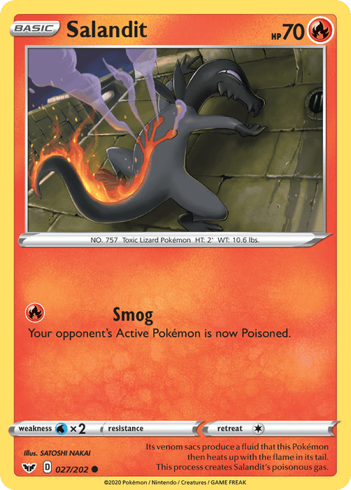 Salandit [SWSH01: Sword & Shield Base Set] 