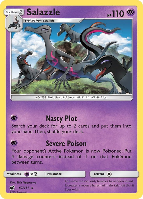 Salazzle (SM Crimson Invasion) [Deck Exclusives] 