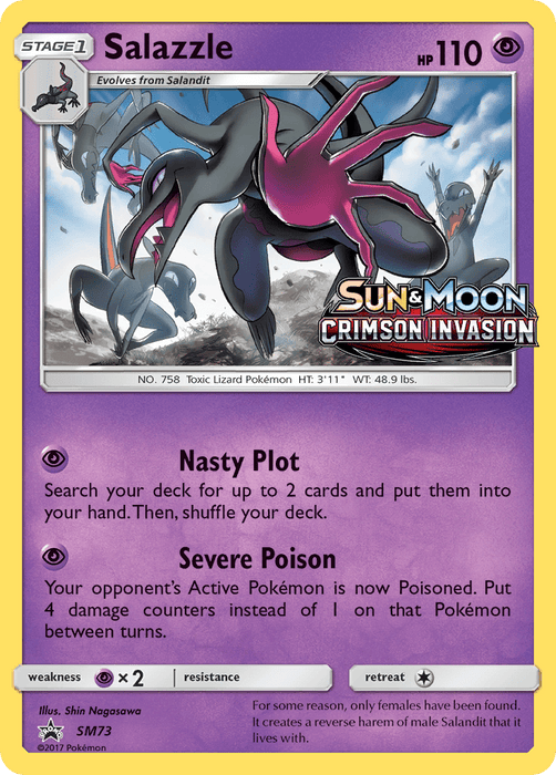 Salazzle (SM73) [Sun & Moon: Black Star Promos] 