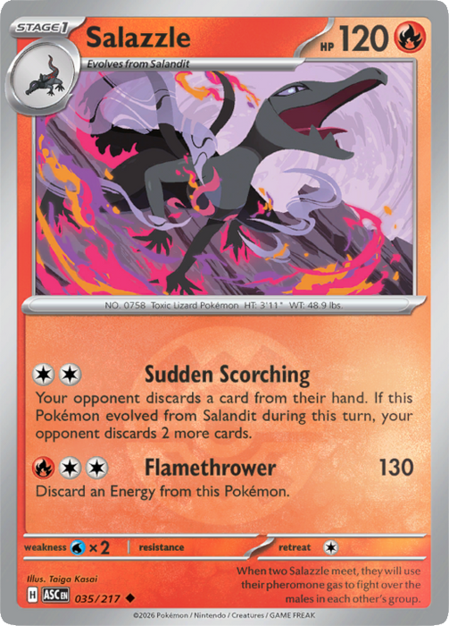Salazzle (Quick Ball) (035/217) [Mega Evolution: Ascended Heroes]