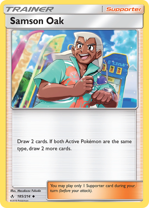 Samson Oak (185/214) [Sun & Moon: Unbroken Bonds] 