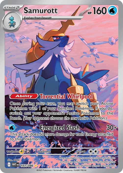 Samurott (107/086) [Scarlet & Violet: White Flare] 
