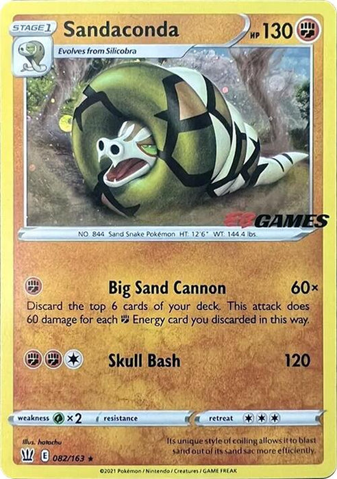 Sandaconda (082/163) (EB Games Exclusive) [Sword & Shield: Battle Styles] 