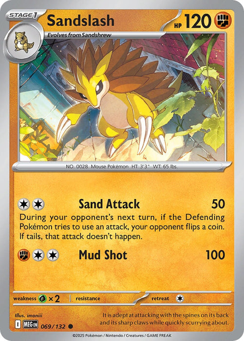 Sandslash (069/132) [Mega Evolution: Base Set] 