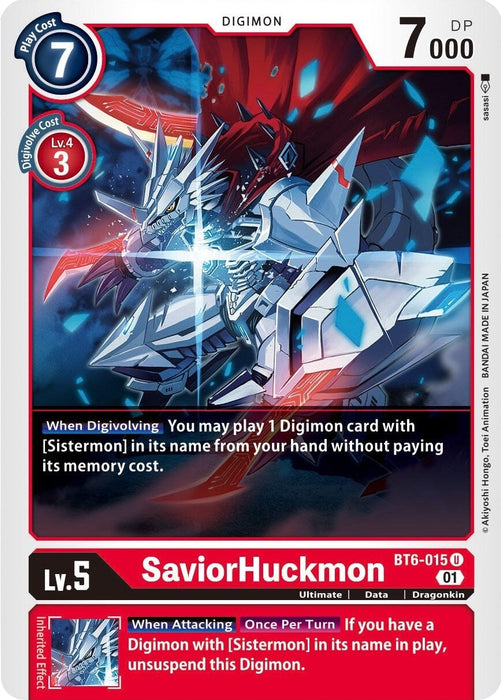 SaviorHuckmon (BT6-015 U) 