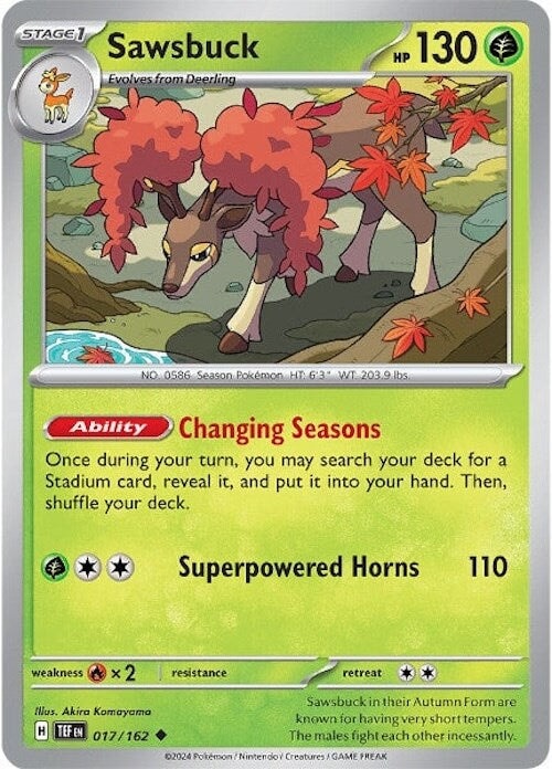 Sawsbuck (017/162) [Scarlet & Violet: Temporal Forces] 