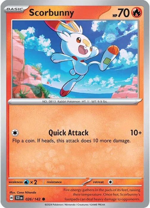 Scorbunny (026/142) [Scarlet & Violet: Stellar Crown] 