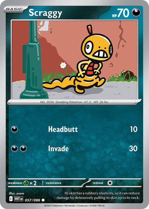 Scraggy (057/086) [Scarlet & Violet: White Flare] 