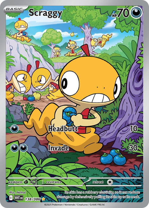 Scraggy (138/086) [Scarlet & Violet: White Flare] 