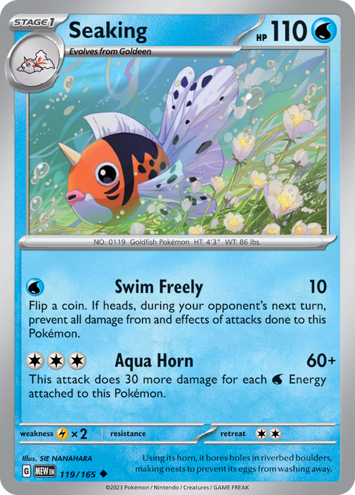 Seaking (119/165) [Scarlet & Violet: 151] 