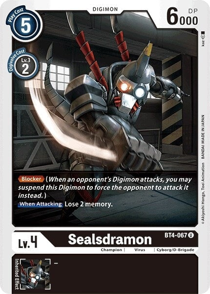 Sealsdramon (BT4-067 U) 