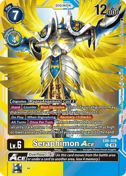 Seraphimon ACE (EX6-028 R) 