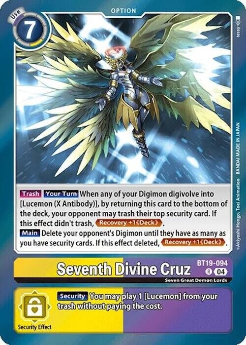 Seventh Divine Cruz (BT19-094 R) 