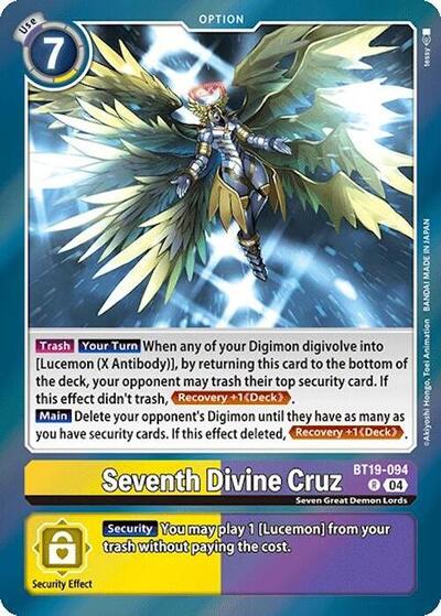 Seventh Divine Cruz (#BT19-094 R) (Release Special Booster 2.0) 