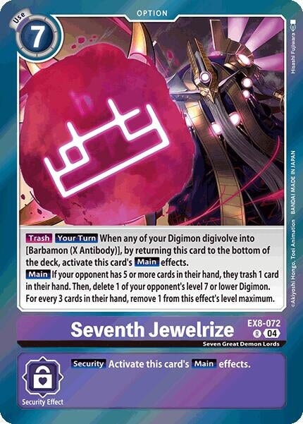 Seventh Jewelrize (EX8-072 R) 
