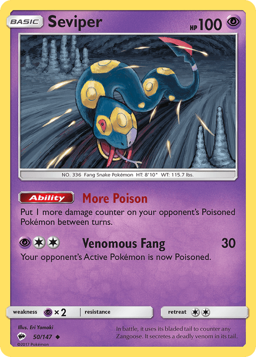 Seviper [SM - Burning Shadows] 