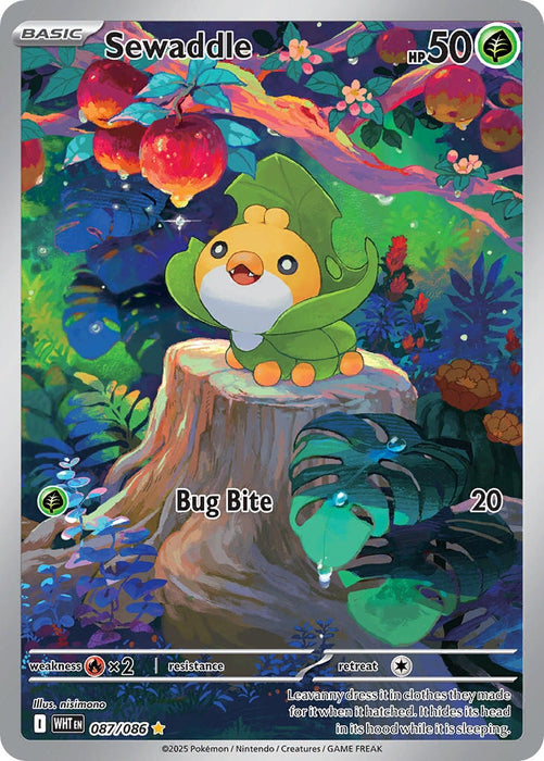 Sewaddle (087/086) [Scarlet & Violet: White Flare] 