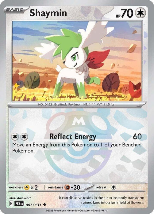 Shaymin (087/131) (Master Ball Pattern) [Scarlet & Violet: Prismatic Evolutions] 
