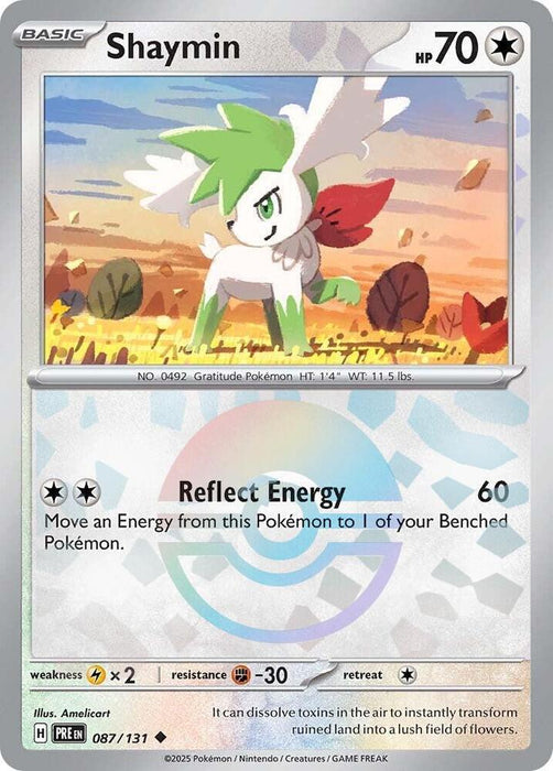 Shaymin (087/131) (Poke Ball Pattern) [Scarlet & Violet: Prismatic Evolutions] 