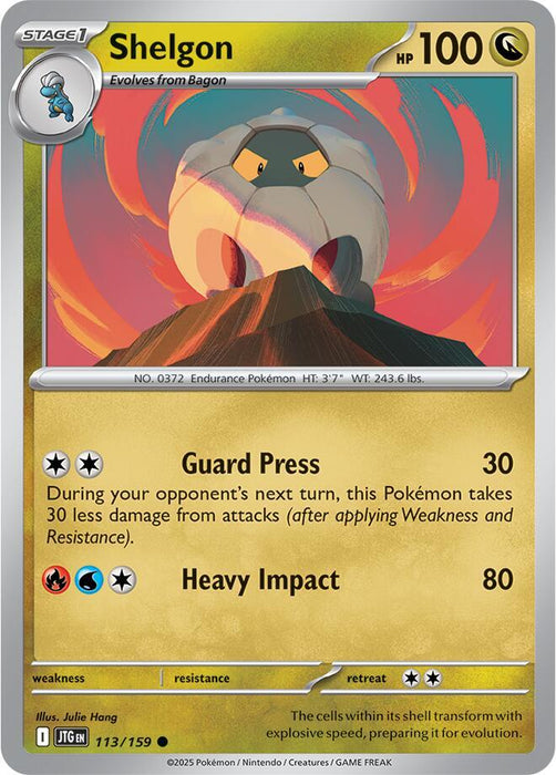 Shelgon (113/159) [Scarlet & Violet: Journey Together] 