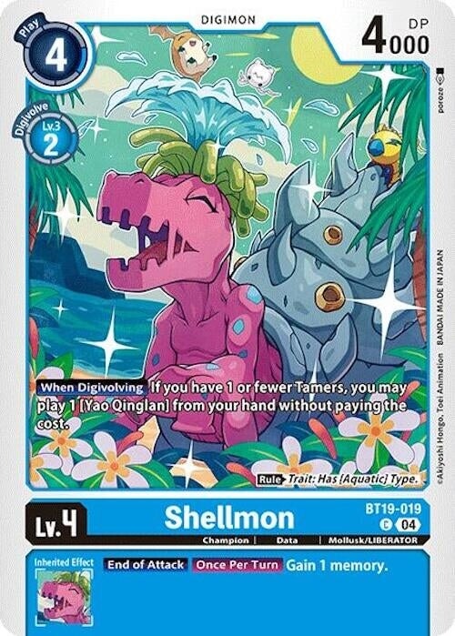 Shellmon (BT19-019 C) 